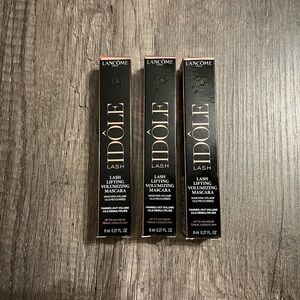 Lancôme Idole Lash Lifting Volumizing Mascara Glossy Black Set of (3) New in Box